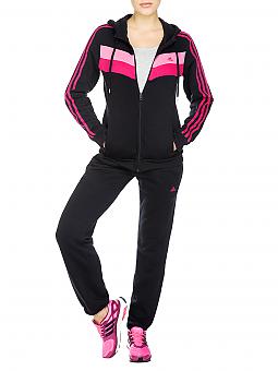 ADIDAS Damen Trainings Anzug mit Kapuze Zeno Cotton Suit